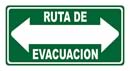 GS-130 SEÑALAMIENTO DE RUTA DE EVACUACION DOBLE FLECHA